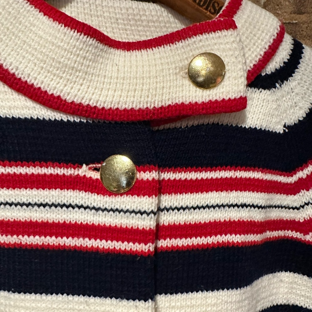 Striped Button-Up Women's Jacket - image 2